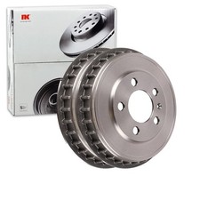 2x NK Ø 203mm BREMSTROMMELN HINTEN passend für SEAT IBIZA SKODA FABIA VW POLO |