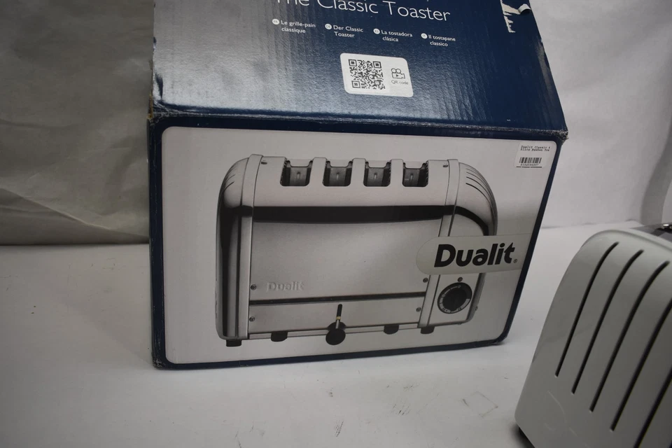 Tostadora Dualit Classic 4 Rebanadas NewGen Acero Inoxidable/Blanca Nueva Generación Cocina Foto 4 de 4
