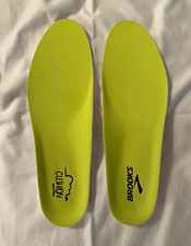 Brooks Cushion Neutral Foam Shoe Insoles Neon Yellow/Green Size 12.5 Men’s