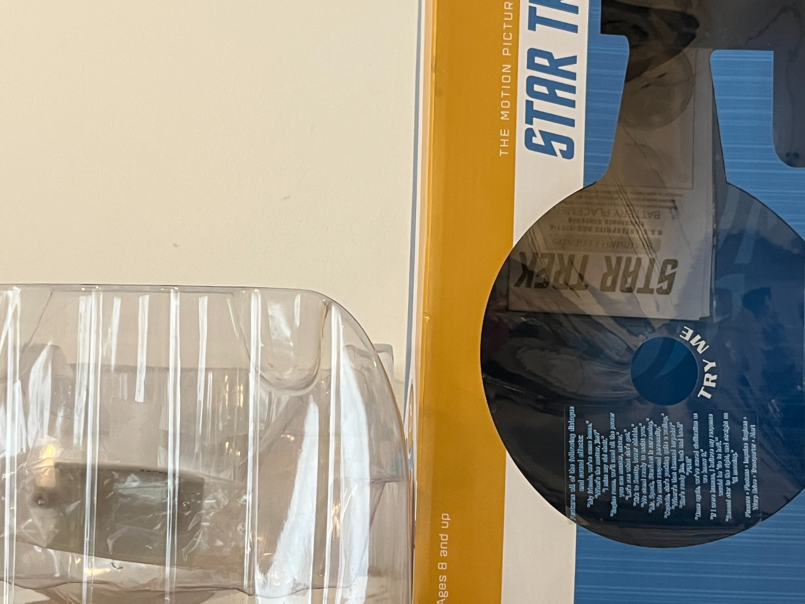 STAR TREK ART ASYLUM LEGENDS ENTERPRISE 1701 A - COMPLETE AND WORKING