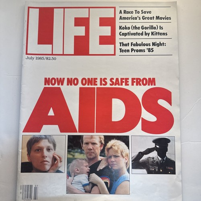 #ad #ad Life Magazine July 1985 AIDS Crisis Koko Now No One Is Safe Teen Proms $16.00