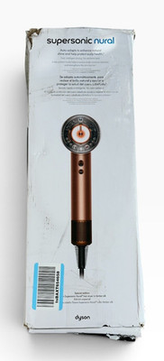 Dyson Supersonic Nural HD16 Hair Dryer Amber Silk Case 4 Attachments Tested