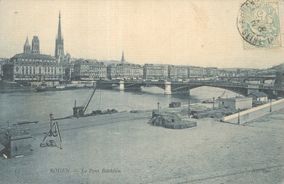 76 - CPA - Rouen - Le Pont Boieldieu