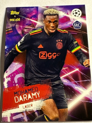 Topps Steve Aoki 21/22 UEFA Champions League Ajax Amsterdam Mohamed Daramy RC