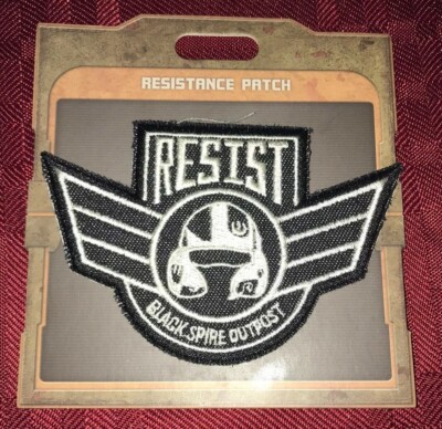Disney PARKS Star Wars Galaxy's Edge The Resistance Patch New HTF