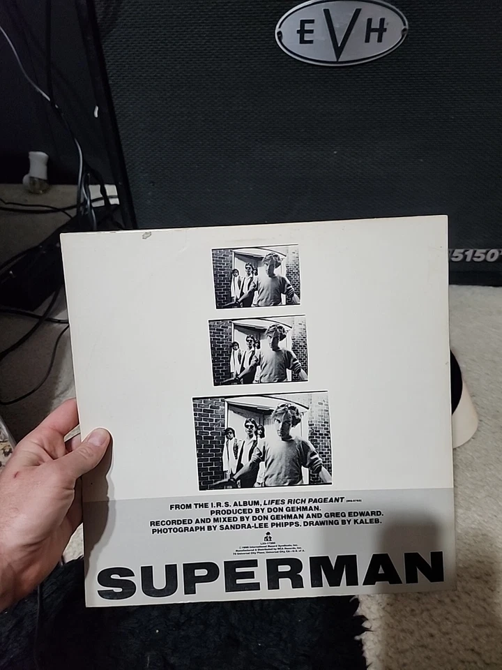 R.E.M. Superman Lp Vinyl 12' Inch Single OG IRS WL Promo Press VG+/VG+ Wax - Image 3 of 4