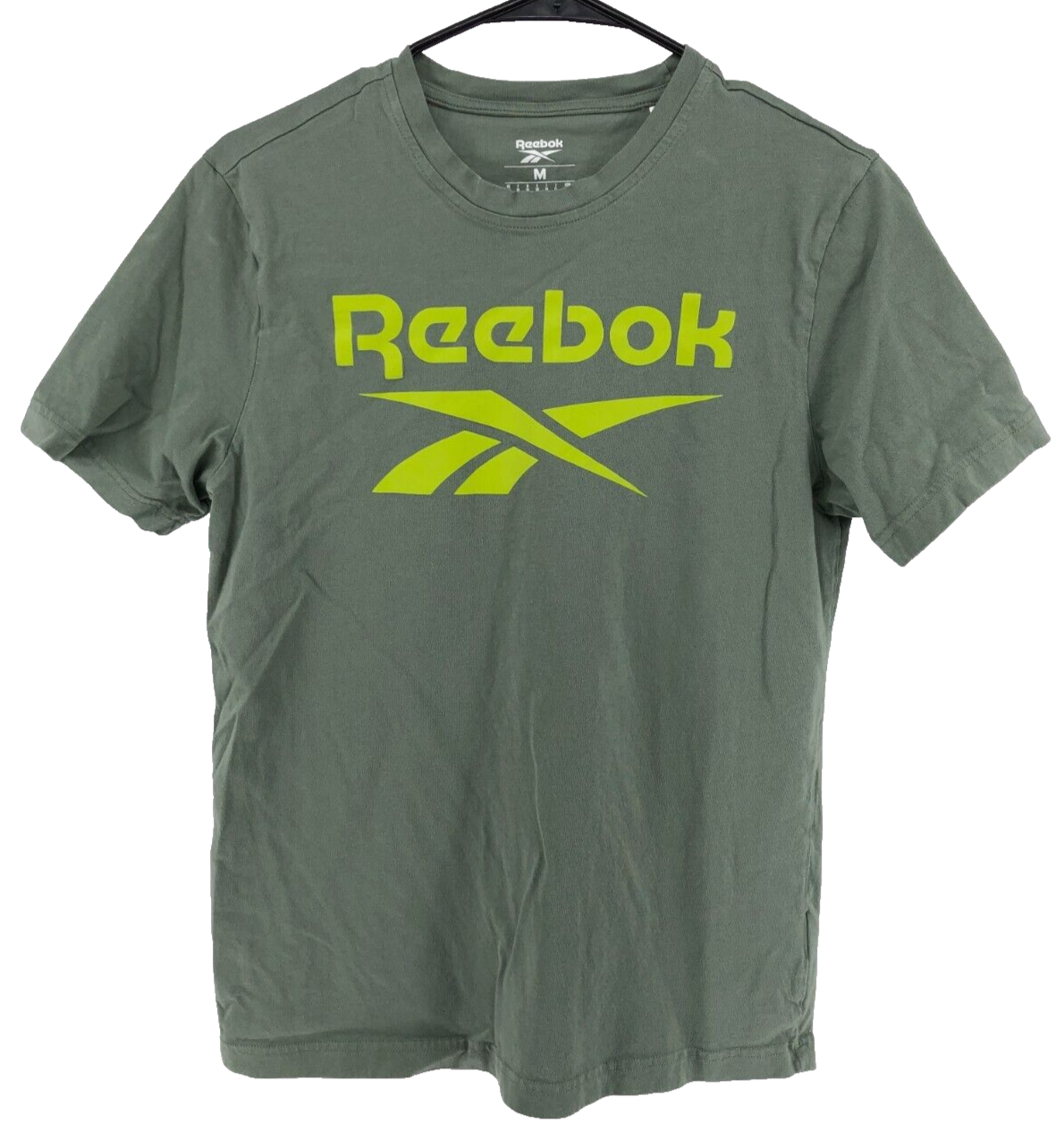 Reebok Short Sleeve T-Shirt Men's Size Medium Green