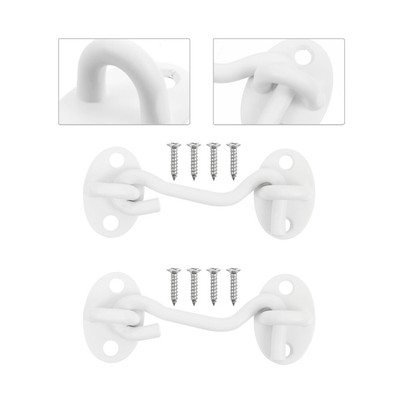 2 Pcs Schloss Tür Schnalle Tor Tür Swivel Schiebe Barn Tür Spezielle Türschloss