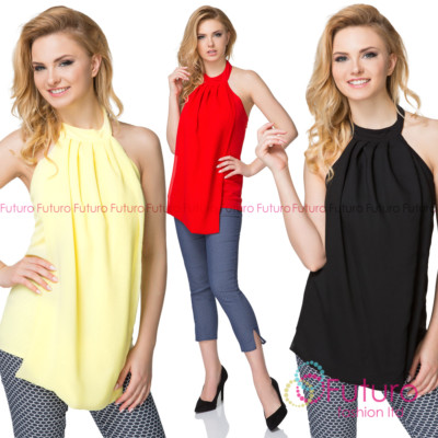 high neck summer blouses