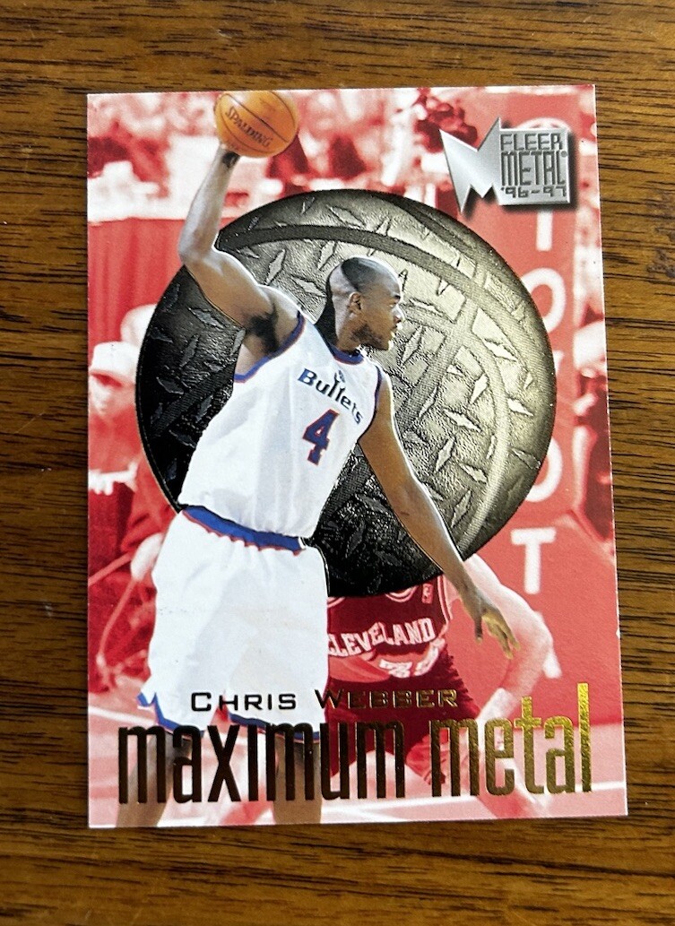1996-97 FLEER METAL MAXIMUM METAL CHRIS WEBBER #20 NR