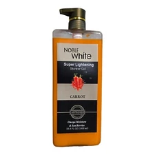 Noble White Super Lightening Shower Gel Carrot