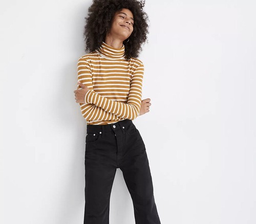 Madewell Women's Yellow Whisper Cotton 