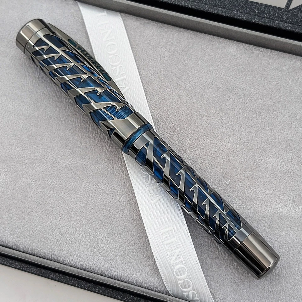 Visconti Watermark Blue Moon Limited Edition Fountain Pen - Fine Nib - Image 2 of 4
