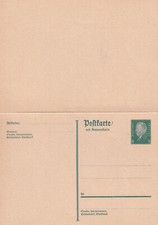 DR  P 183 - Doppelkarte 1928