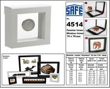 SAFE-4514-Schweberahmen-3D-Wei&szlig;-Ma&szlig;e-Innen-70x70mm-Au&szlig;en-100x100x35mm