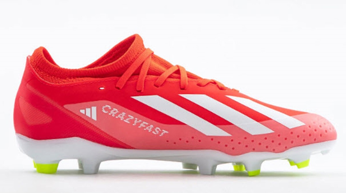 Adidas Men X Crazy-fast League FG Cleats Red Football Soccer GYM