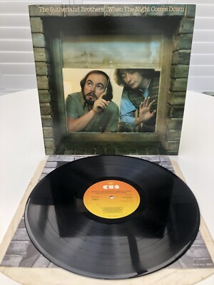 THE SUTHERLAND BROTHERS WHEN THE NIGHT COMES DOWN CBS 83427 1979 VINYL RECORD Ex