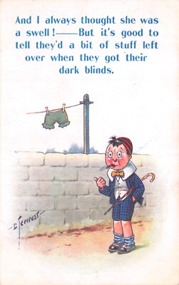 BAMFORTH ALTE COMIC POSTKARTE D STURMKIND GROSS B GUT BIS SEHR GUT