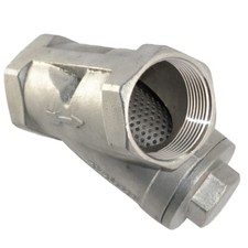 1" 1 inch NPT Female Y Strainer Mesh Filter check Valve Stainless Steel 316