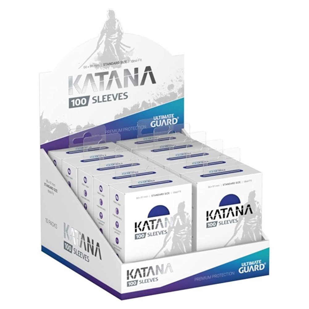 Ultimate Guard Katana Sleeve Standard Size Blue 100 Cards X Ultimate Guard Katana Sleeve Standard Size Blue 100 Cards X