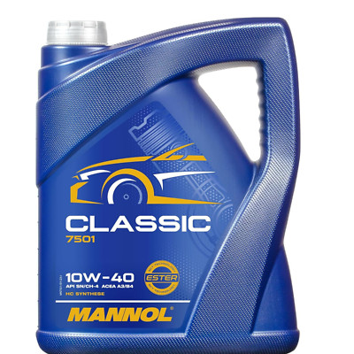 5L LITER MANNOL CLASSIC 10W-40 ENGINE OIL 10W40 for VW MERCEDES RENAULT