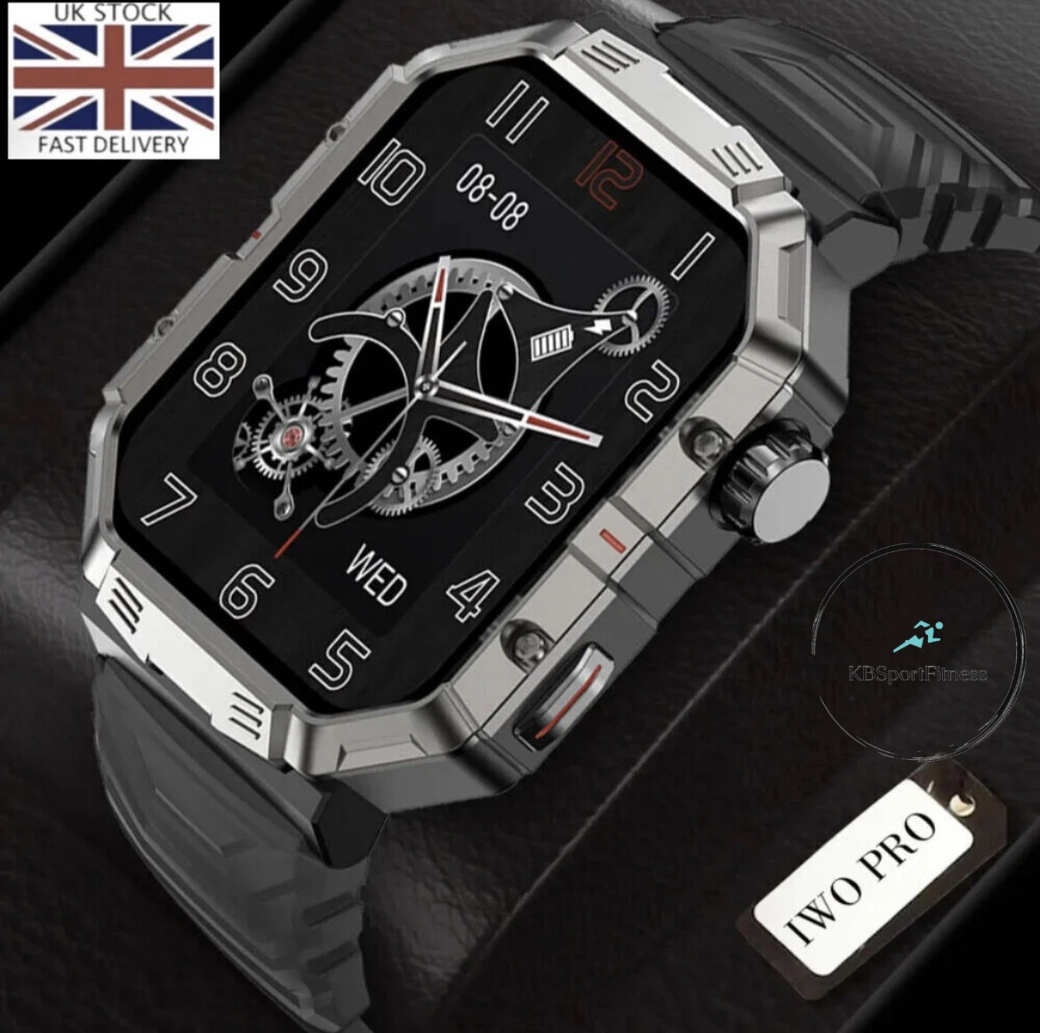 Military Smart Watches For Men (Answer/Dial) 1.83” Rugged Health Fitness Tracker