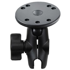 RAM Mount Short Socket Arm with 2.5" Round Aluminum Base - RAM-B-103U-A