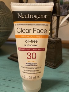breakout from sunscreen