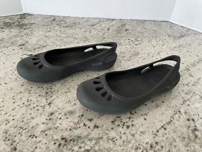【数量は多】 Slip-Ons Malindi Crocs Black eBay | 6 Women's Material, 靴