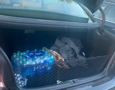 Rear Trunk Envelope Style Web Mesh Cargo Net for LEXUS LS500 LS500h 2018-2025