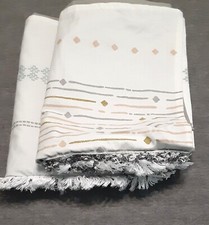 2 Standard Size Pillowcases by Ink & Ivy, Decorative, 100% Cotton, Machine Wash