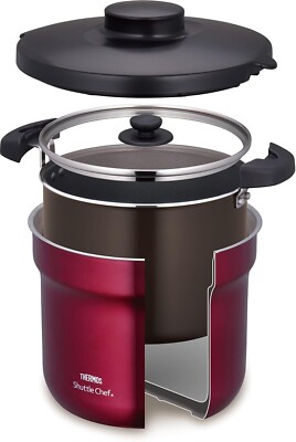 THERMOS Vacuum Heat Insulation Cooker Shuttle Chef 4.3L KBJ-4501 R