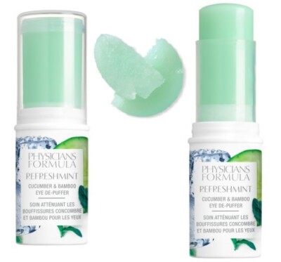 Physicians Formula RefreshMint Cucumber & Bamboo Eye De-Puffer, full size new