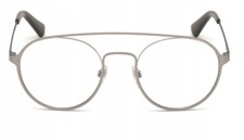 Diesel DL 5323 009 Gunmetal Metal Round Optical Eyeglasses Frame 51-21-145