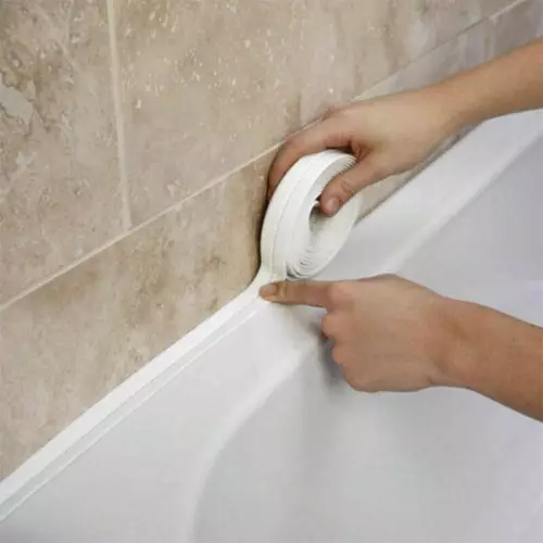 Selbstklebend Wasserdichtes Klebeband Küche Badezimmer Dusche Toilettendichtung - Bild 1 von 10