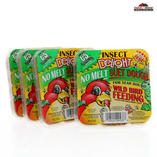 4 Wild Bird Suet Cake Insect Cakes NEW eBay