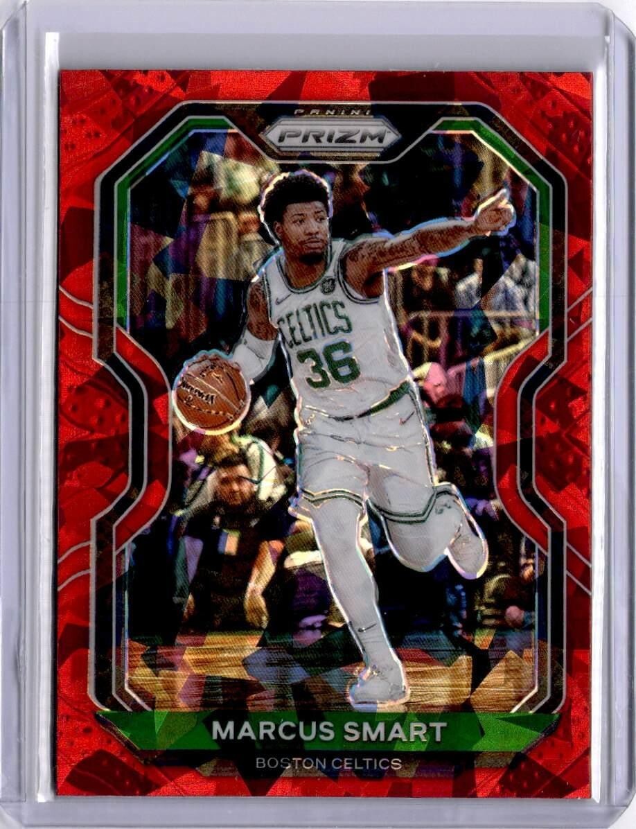 2020-21 Panini Prizm Prizms Red Ice #97 Marcus Smart