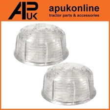 2x Marker Lenses Clear Side Mount Light for Case IH 238 248 258 268 278 Tractor