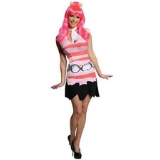 NWT The Flintstones Pebbles Adult Costume with Wig XS Halloween