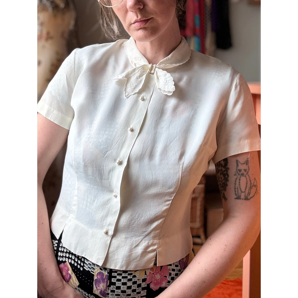 Original 1950s Vintage Tops for Women for sale | eBay