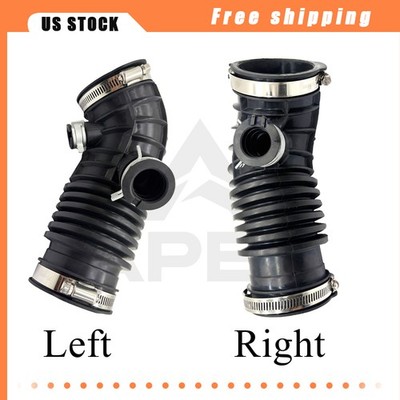 2pcs Engine Air Intake Hose For Infiniti M25 M37 M56 Q70 16576-1MA0A 16576-1MA0B