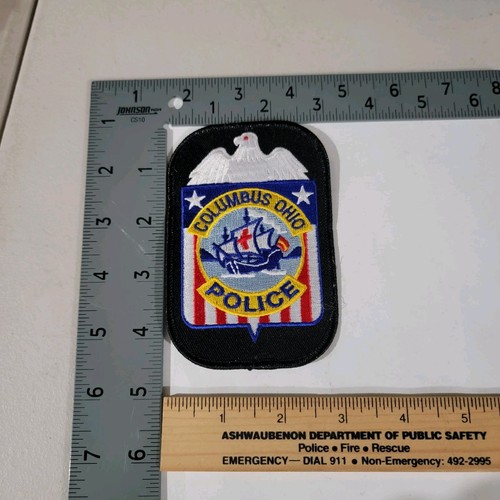 Bin 2 B6 Police patch Ohio Used Columbus