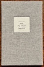 Grimoire, Robin Robertson, Fine Press poetry, deluxe edition Andrew Moorhouse