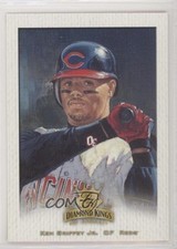 2002 Donruss Diamond Kings Sample Gold Ken Griffey Jr #086 HOF 7v7