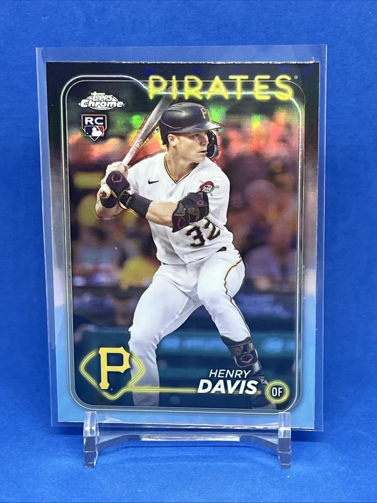 2024 Topps Chrome Refractor Henry Davis #260 Rookie Pittsburgh Pirates