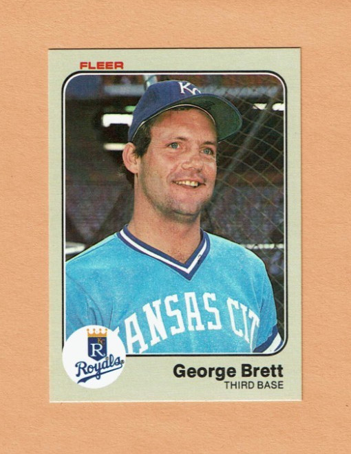 1983 Fleer 108 George Brett Kansas City Royals NM-MT or Better