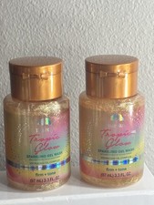 2 x TreeHut Tropic Glow Sparkling Gel Wash Hydrating Oil Complex Firm Tone 3.3oz