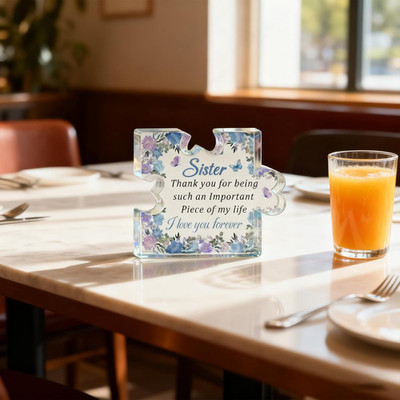 Sister Birthday Gifts Sister Gifts from Sisters Acrylic Puzzle Pieces Home Of...