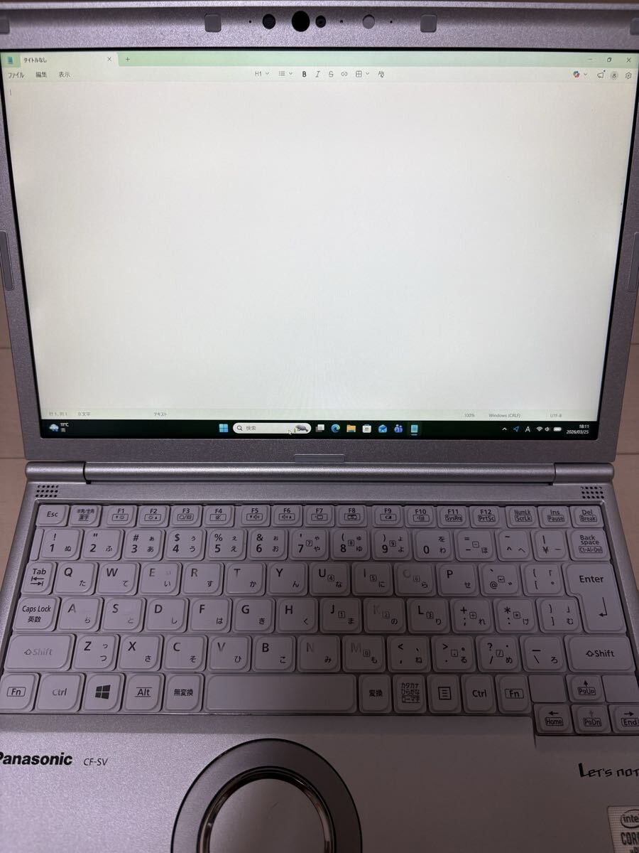 Panasonic Let's note CF-SV9RFLVS Core i5-10310U 8GB SSD 256GB Win