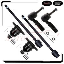 6pcs Front Steering Kit Tie Rod End Linkage Fit For 1988-96 Pontiac Grand Prix